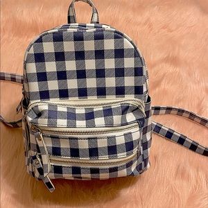 Epic Under One Sky Plaid Mini Backpack 🤍💙